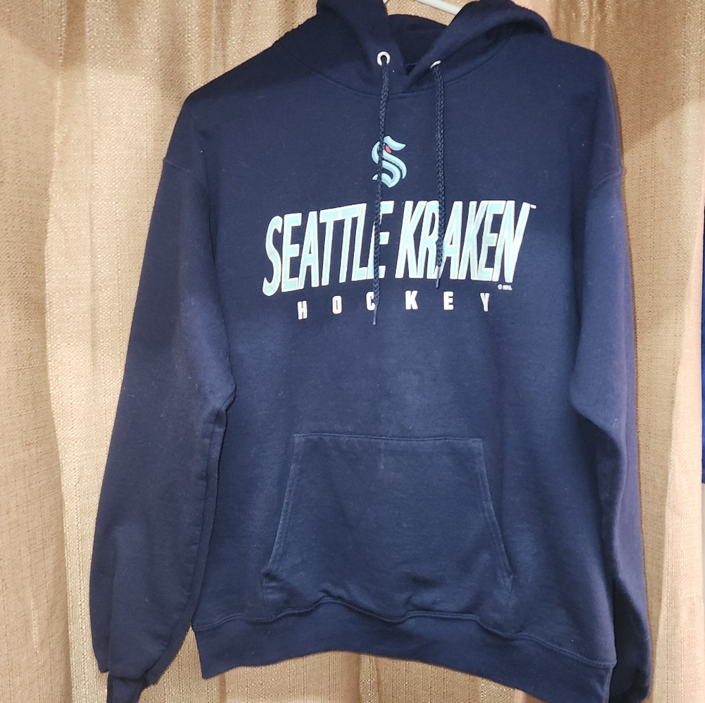 Seattle Kraken Adult Medium Hoodie Official NHL